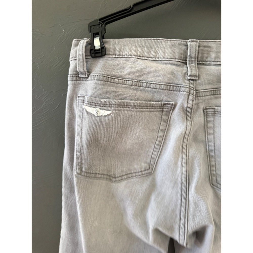 Rock &‎ Republic Berlin Skinny Jeans Womens 10M Gray Faded Stretch Going Out